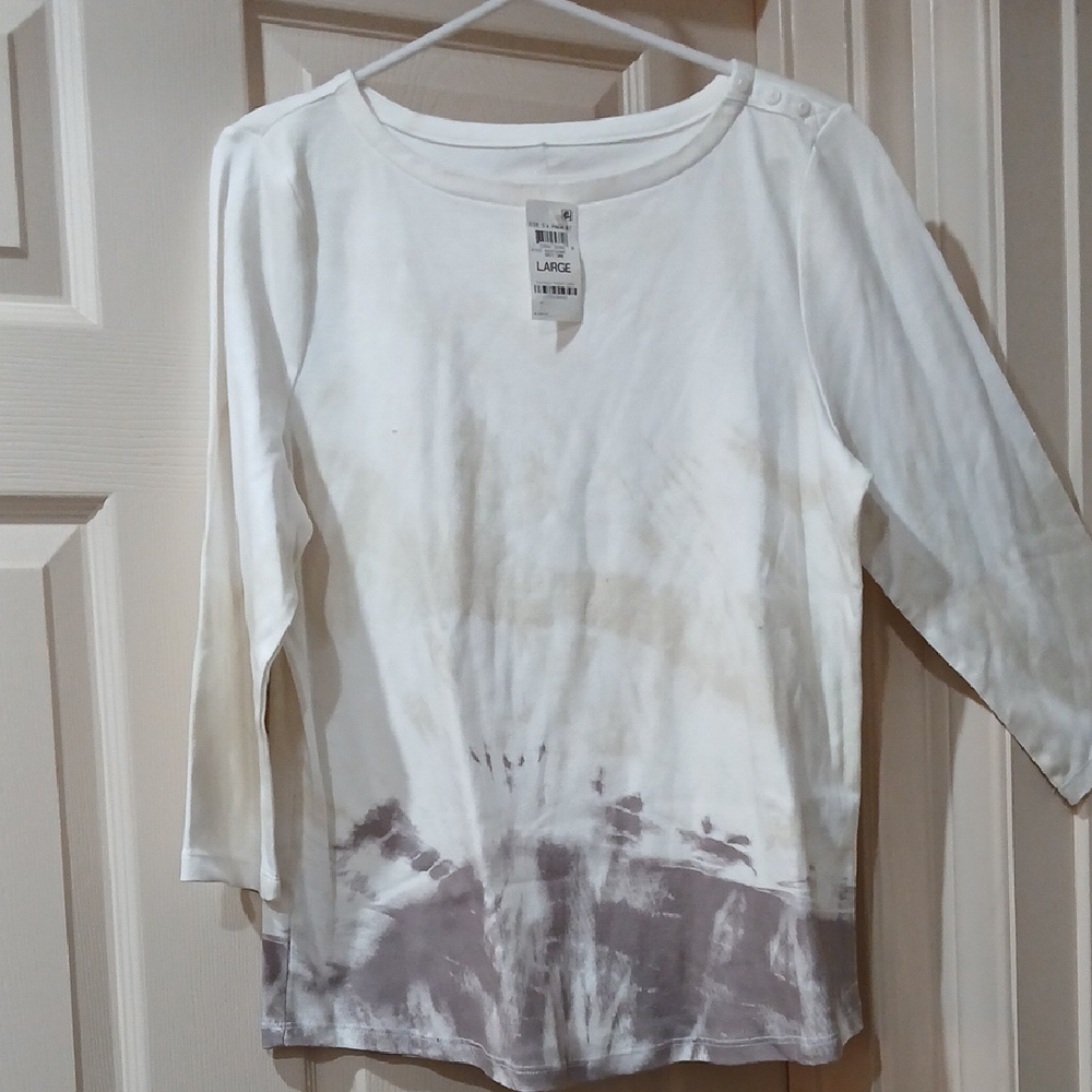 Women's Tie-Dye Long Sleeve Top